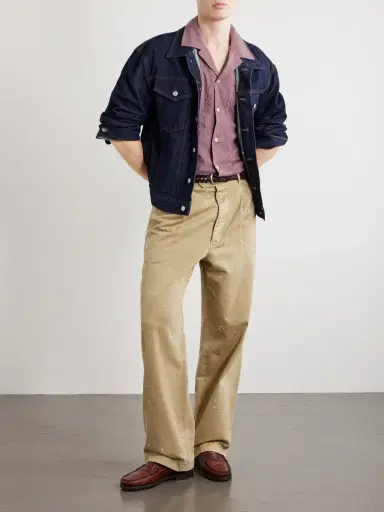 Corridor Camp Collar Paisley-Embroidered Cotton Shirt - Men | Thumbnail 2 Corridor Camp Collar Paisley-Embroidered Cotton Shirt - Men | Thumbnail 2