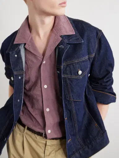 Corridor Camp Collar Paisley-Embroidered Cotton Shirt - Men | Thumbnail 5 Corridor Camp Collar Paisley-Embroidered Cotton Shirt - Men | Thumbnail 5
