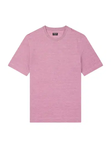 Zegna Knitted Linen T-Shirt - Men | Thumbnail 1 Zegna Knitted Linen T-Shirt - Men | Thumbnail 1