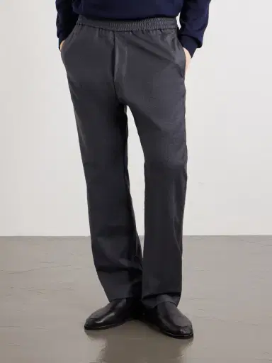 Barena Bativoga Straight-Leg Wool-Blend Drawstring Trousers - Men | Thumbnail 3 Barena Bativoga Straight-Leg Wool-Blend Drawstring Trousers - Men | Thumbnail 3
