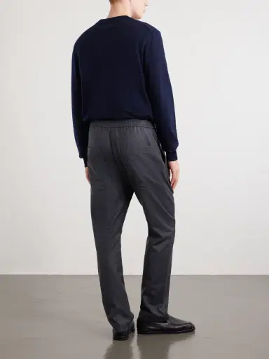 Barena Bativoga Straight-Leg Wool-Blend Drawstring Trousers - Men | Thumbnail 4 Barena Bativoga Straight-Leg Wool-Blend Drawstring Trousers - Men | Thumbnail 4
