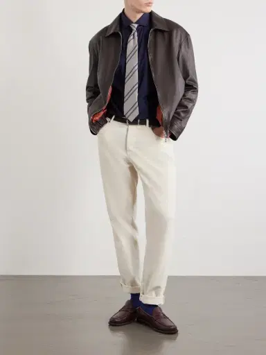 Brunello Cucinelli Herringbone Cotton and Lyocell-Blend Shirt - Men | Thumbnail 2 Brunello Cucinelli Herringbone Cotton and Lyocell-Blend Shirt - Men | Thumbnail 2