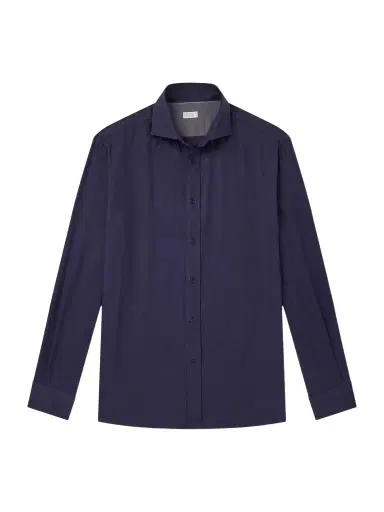 Brunello Cucinelli Herringbone Cotton and Lyocell-Blend Shirt - Men | Thumbnail 1 Brunello Cucinelli Herringbone Cotton and Lyocell-Blend Shirt - Men | Thumbnail 1