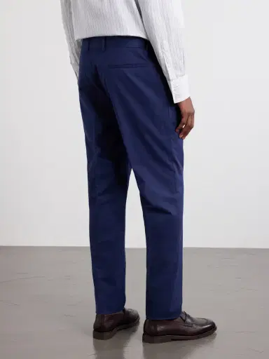 Brunello Cucinelli Straight-Leg Pleated Cotton-Blend Twill Suit Trousers - Men | Thumbnail 4 Brunello Cucinelli Straight-Leg Pleated Cotton-Blend Twill Suit Trousers - Men | Thumbnail 4