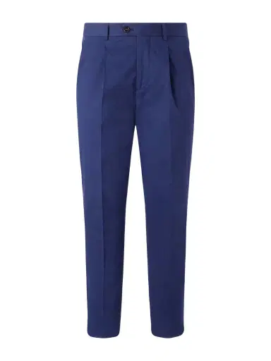 Brunello Cucinelli Straight-Leg Pleated Cotton-Blend Twill Suit Trousers - Men | Thumbnail 1 Brunello Cucinelli Straight-Leg Pleated Cotton-Blend Twill Suit Trousers - Men | Thumbnail 1