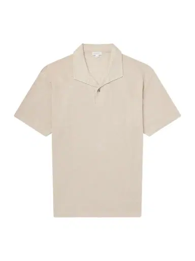Sunspel Linen-Piqué Polo Shirt - Men | Thumbnail 1 Sunspel Linen-Piqué Polo Shirt - Men | Thumbnail 1