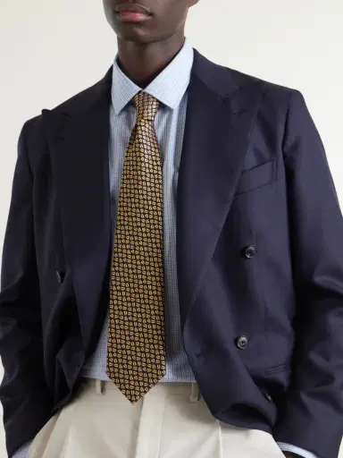 Charvet 8.5cm Silk-Jacquard Tie - Men | Thumbnail 2 Charvet 8.5cm Silk-Jacquard Tie - Men | Thumbnail 2