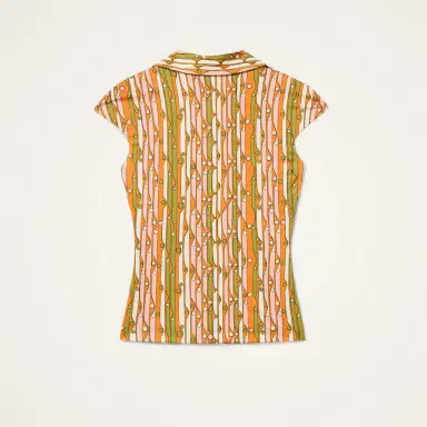La DoubleJ Sleeveless Stretch Polo | Thumbnail 5 La DoubleJ Sleeveless Stretch Polo | Thumbnail 5