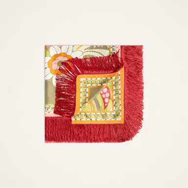 La DoubleJ Reversible Fringe Foulard 90 | Thumbnail 5 La DoubleJ Reversible Fringe Foulard 90 | Thumbnail 5