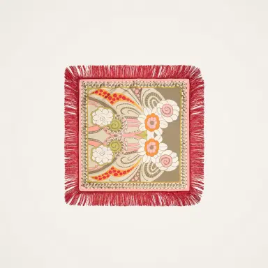 La DoubleJ Reversible Fringe Foulard 90 | Thumbnail 6 La DoubleJ Reversible Fringe Foulard 90 | Thumbnail 6