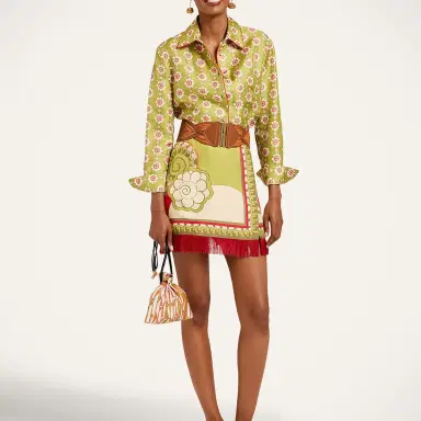 La DoubleJ Mini Foulard Skirt | Thumbnail 4 La DoubleJ Mini Foulard Skirt | Thumbnail 4