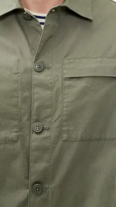 Barbour herburn Cotton Overshirt Dusty Olive | Thumbnail 6 Barbour herburn Cotton Overshirt Dusty Olive | Thumbnail 6