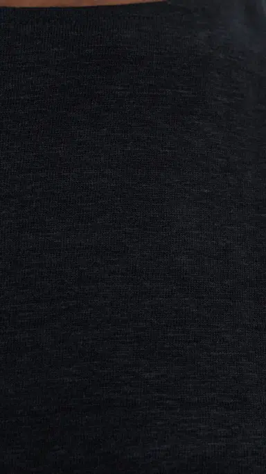 Eberjey Linen Knit Boat Neck Crop Tank Black L | Thumbnail 6 Eberjey Linen Knit Boat Neck Crop Tank Black L | Thumbnail 6
