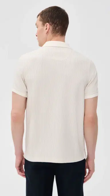 Barbour Harworth Tailored Polo Shirt Whisper White | Thumbnail 3 Barbour Harworth Tailored Polo Shirt Whisper White | Thumbnail 3