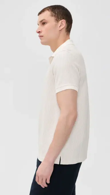 Barbour Harworth Tailored Polo Shirt Whisper White | Thumbnail 4 Barbour Harworth Tailored Polo Shirt Whisper White | Thumbnail 4