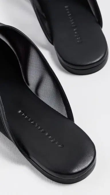FRĒDA SALVADOR Saanvi Slides Black Mesh | Thumbnail 4 FRĒDA SALVADOR Saanvi Slides Black Mesh | Thumbnail 4