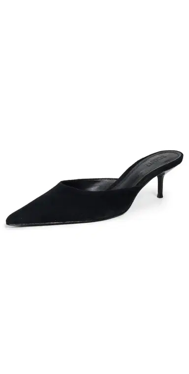 Schutz Julie Kitten Heel Mules Black | Thumbnail 1 Schutz Julie Kitten Heel Mules Black | Thumbnail 1