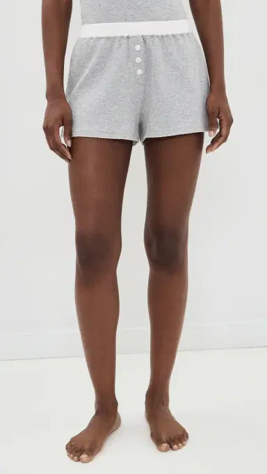Cozyland by Morgan Lane Tate Shorts Heather Grey | Thumbnail 2 Cozyland by Morgan Lane Tate Shorts Heather Grey | Thumbnail 2