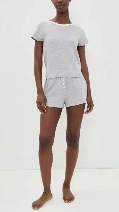 Cozyland by Morgan Lane Tate Shorts Heather Grey | Thumbnail 5 Cozyland by Morgan Lane Tate Shorts Heather Grey | Thumbnail 5