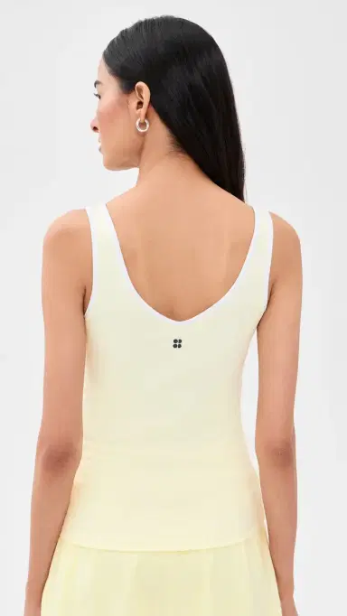 Sweaty Betty Pro Racket Power Tank Top Butterscotch Yellow | Thumbnail 3 Sweaty Betty Pro Racket Power Tank Top Butterscotch Yellow | Thumbnail 3