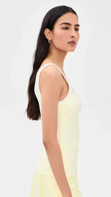 Sweaty Betty Pro Racket Power Tank Top Butterscotch Yellow | Thumbnail 4 Sweaty Betty Pro Racket Power Tank Top Butterscotch Yellow | Thumbnail 4