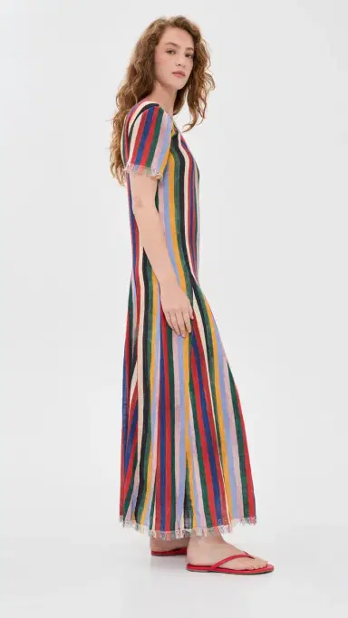 Staud Le Havre Coverup Dress Artist Stripe M/L | Thumbnail 4 Staud Le Havre Coverup Dress Artist Stripe M/L | Thumbnail 4