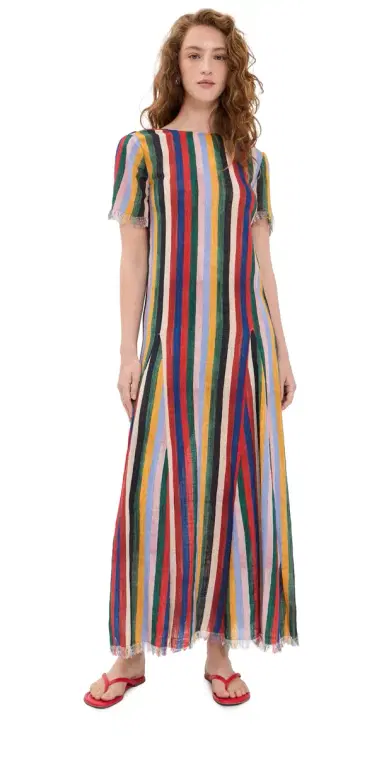 Staud Le Havre Coverup Dress Artist Stripe M/L | Thumbnail 1 Staud Le Havre Coverup Dress Artist Stripe M/L | Thumbnail 1