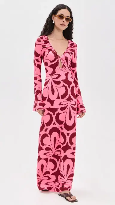 EYWASOULS MALIBU Diana Bell Dress Rosy Retro S | Thumbnail 2 EYWASOULS MALIBU Diana Bell Dress Rosy Retro S | Thumbnail 2
