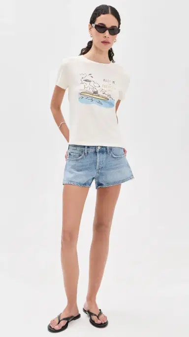 RE/DONE Classic Tee Snoopy Hang Ten | Thumbnail 5 RE/DONE Classic Tee Snoopy Hang Ten | Thumbnail 5