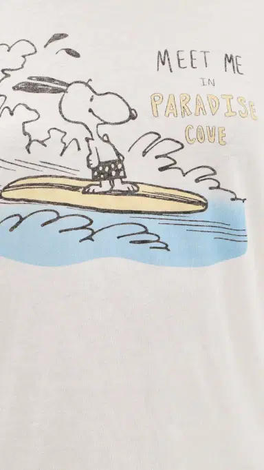 RE/DONE Classic Tee Snoopy Hang Ten | Thumbnail 6 RE/DONE Classic Tee Snoopy Hang Ten | Thumbnail 6