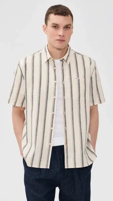 Barbour Barkend triped ummer Shirt Whisper White | Thumbnail 2 Barbour Barkend triped ummer Shirt Whisper White | Thumbnail 2