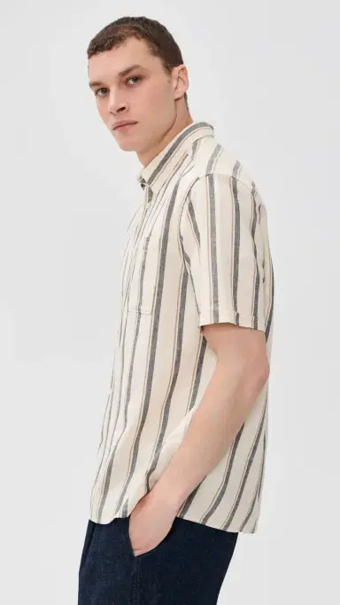 Barbour Barkend triped ummer Shirt Whisper White | Thumbnail 4 Barbour Barkend triped ummer Shirt Whisper White | Thumbnail 4