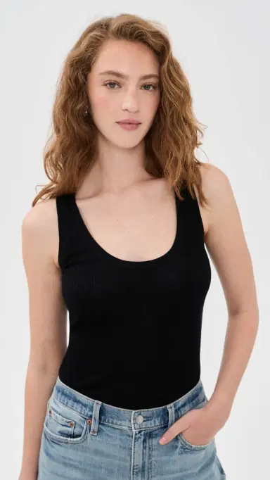 Renggli coop Neck Rib Tank Ink | Thumbnail 2 Renggli coop Neck Rib Tank Ink | Thumbnail 2