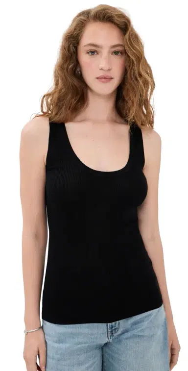 Renggli coop Neck Rib Tank Ink | Thumbnail 1 Renggli coop Neck Rib Tank Ink | Thumbnail 1