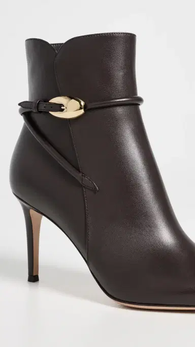 Gianvito Rossi Nappa Booties Moka | Thumbnail 6 Gianvito Rossi Nappa Booties Moka | Thumbnail 6