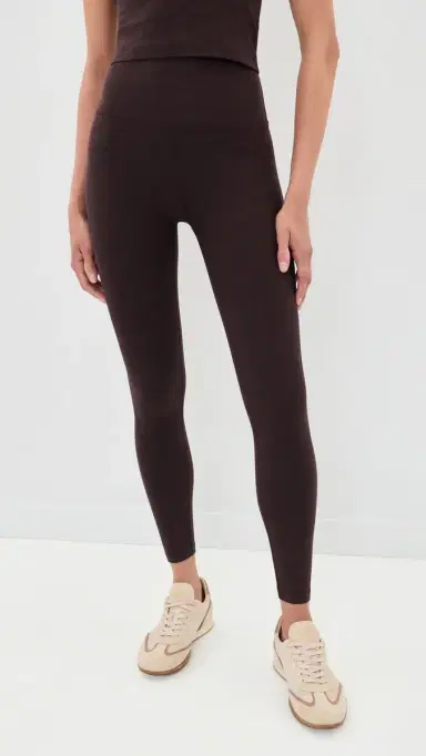 Beyond Yoga Spacedye Caught In The Midi 7/8 eggings Dark Chocolate Heather | Thumbnail 2 Beyond Yoga Spacedye Caught In The Midi 7/8 eggings Dark Chocolate Heather | Thumbnail 2