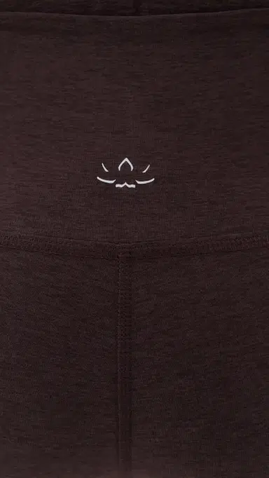 Beyond Yoga Spacedye Caught In The Midi 7/8 eggings Dark Chocolate Heather | Thumbnail 6 Beyond Yoga Spacedye Caught In The Midi 7/8 eggings Dark Chocolate Heather | Thumbnail 6