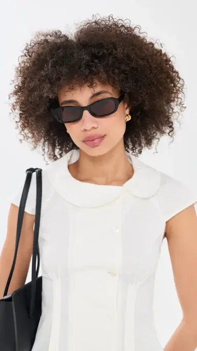Heaven Mayhem Margaux Sunglasses Black/Brown One Size | Thumbnail 3 Heaven Mayhem Margaux Sunglasses Black/Brown One Size | Thumbnail 3