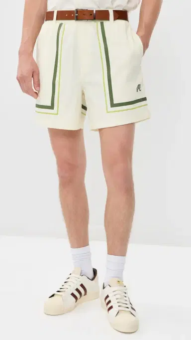 Malbon cooter Playa Shorts 5.5 Cream | Thumbnail 2 Malbon cooter Playa Shorts 5.5 Cream | Thumbnail 2