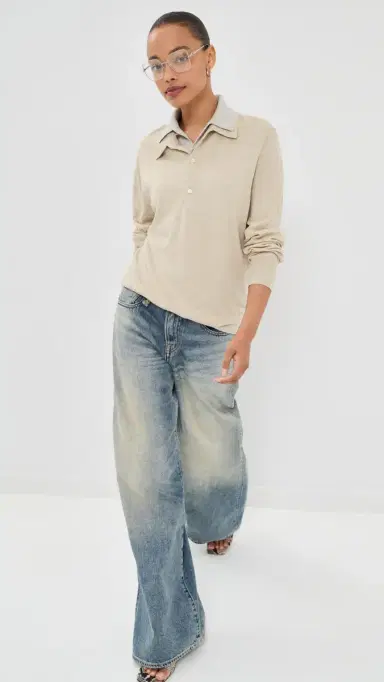 Acne Studios Koyat Sweater Beige/Grey | Thumbnail 6 Acne Studios Koyat Sweater Beige/Grey | Thumbnail 6