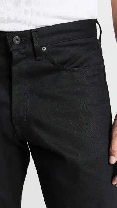 Naked & Famous Denim Solid Selvedge Jeans Black | Thumbnail 6 Naked & Famous Denim Solid Selvedge Jeans Black | Thumbnail 6