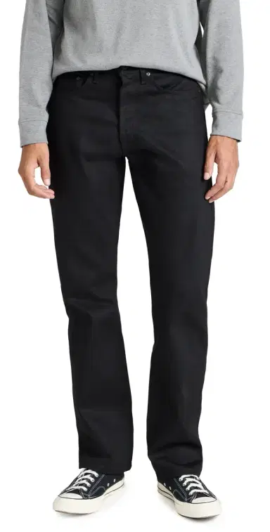Naked & Famous Denim Solid Selvedge Jeans Black | Thumbnail 1 Naked & Famous Denim Solid Selvedge Jeans Black | Thumbnail 1