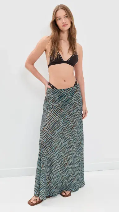 STAUD Velma Coverup Skirt Tidal hell | Thumbnail 2 STAUD Velma Coverup Skirt Tidal hell | Thumbnail 2