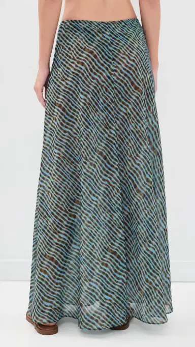 STAUD Velma Coverup Skirt Tidal hell | Thumbnail 4 STAUD Velma Coverup Skirt Tidal hell | Thumbnail 4