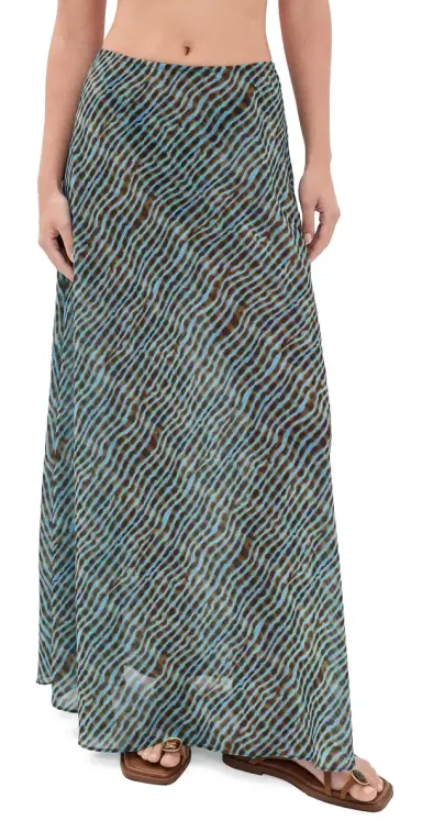 STAUD Velma Coverup Skirt Tidal hell | Thumbnail 1 STAUD Velma Coverup Skirt Tidal hell | Thumbnail 1