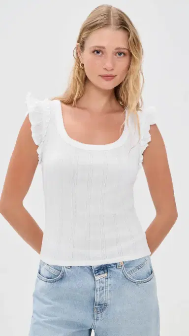 RAILS Giovanna Top White | Thumbnail 2 RAILS Giovanna Top White | Thumbnail 2