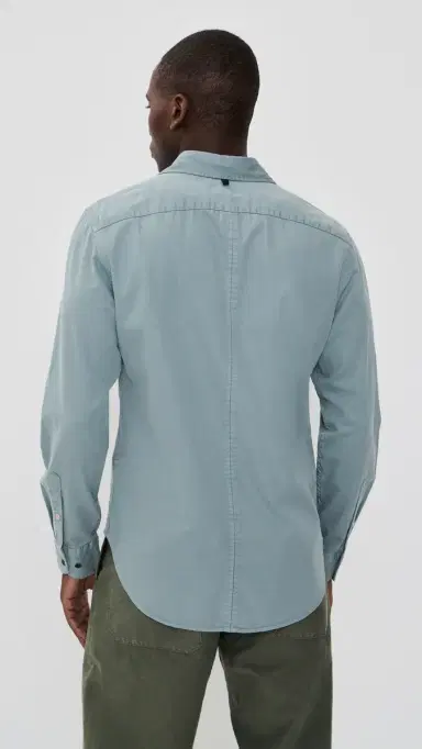 rag & bone Tomlin Pocket Shirt Stel | Thumbnail 3 rag & bone Tomlin Pocket Shirt Stel | Thumbnail 3