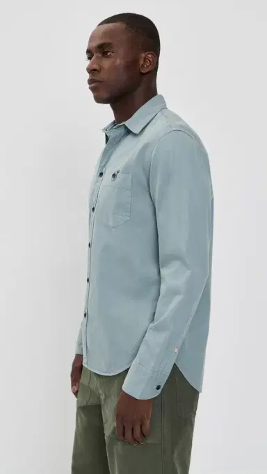 rag & bone Tomlin Pocket Shirt Stel | Thumbnail 4 rag & bone Tomlin Pocket Shirt Stel | Thumbnail 4