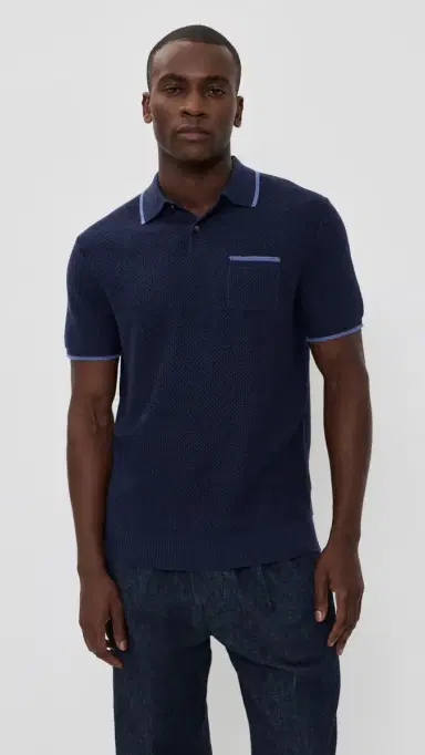 Greyson eneca Sweater Polo MALTEE BLUE | Thumbnail 2 Greyson eneca Sweater Polo MALTEE BLUE | Thumbnail 2