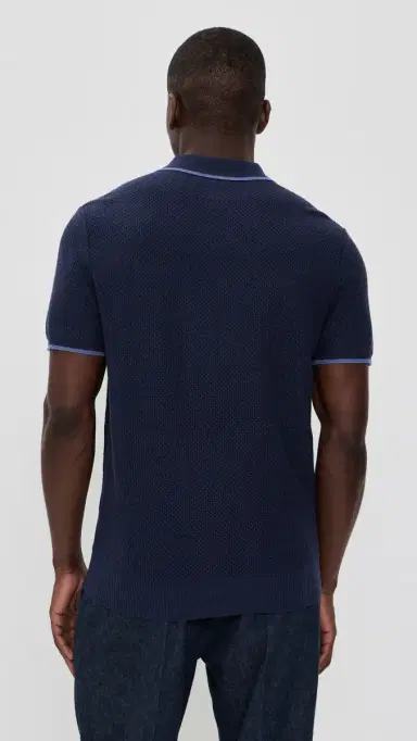 Greyson eneca Sweater Polo MALTEE BLUE | Thumbnail 3 Greyson eneca Sweater Polo MALTEE BLUE | Thumbnail 3